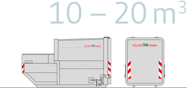 Selbstpressbehälter Absetzkipper
